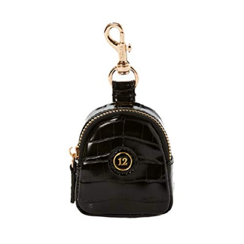 Twelvelittle Little Pouch Black Croc